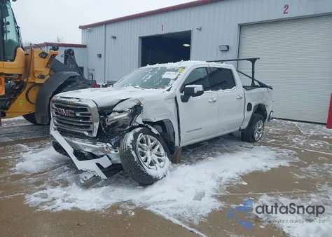 2021 GMC Sierra 1500 4Wd Short Box Slt from USA, damaged, VIN 3GTU9DET6MG165456